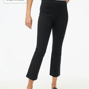 J crew Crop flare ponte pant